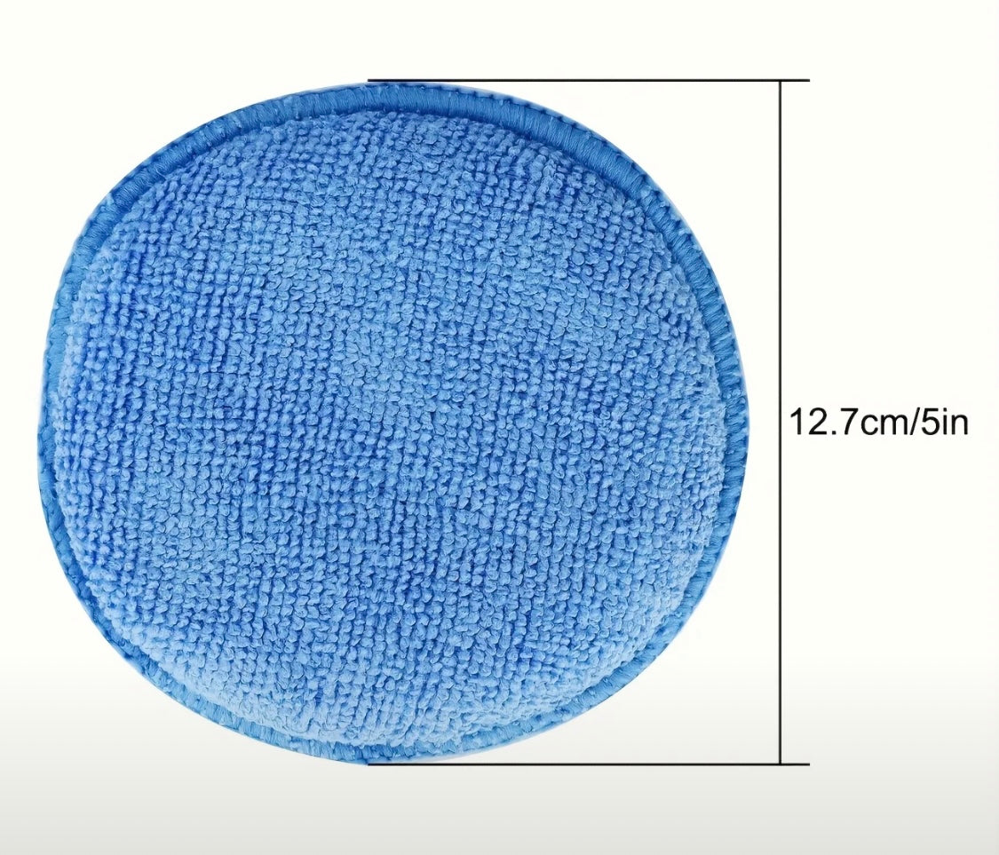 Microfiber wax applicator