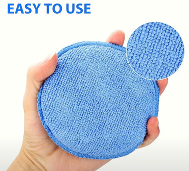 Microfiber wax applicator