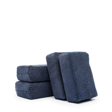 RECTANGULAR MICROFIBER APPLICATOR SPONGES (BLACK)