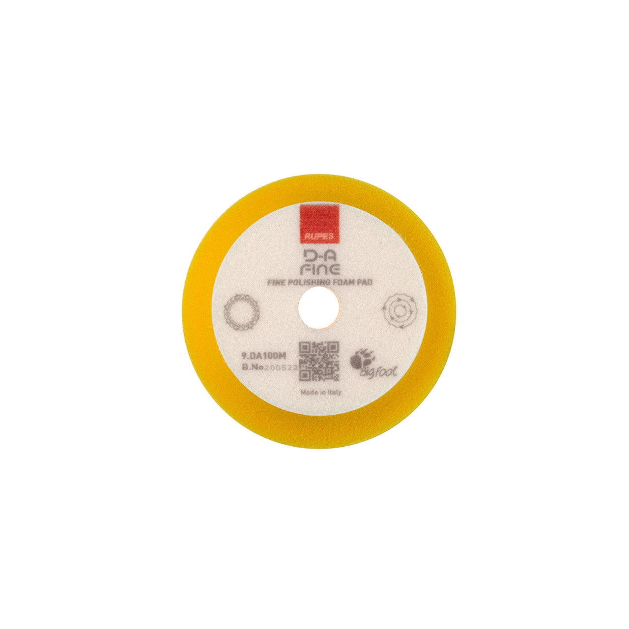 RUPES YELLOW FINE FOAM POLISH PAD