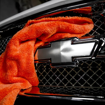 DOUBLE PLUSH EDGELESS MICROFIBER TOWEL (GRAY)