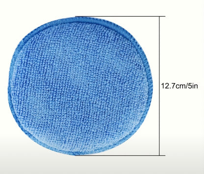 Microfiber wax applicator